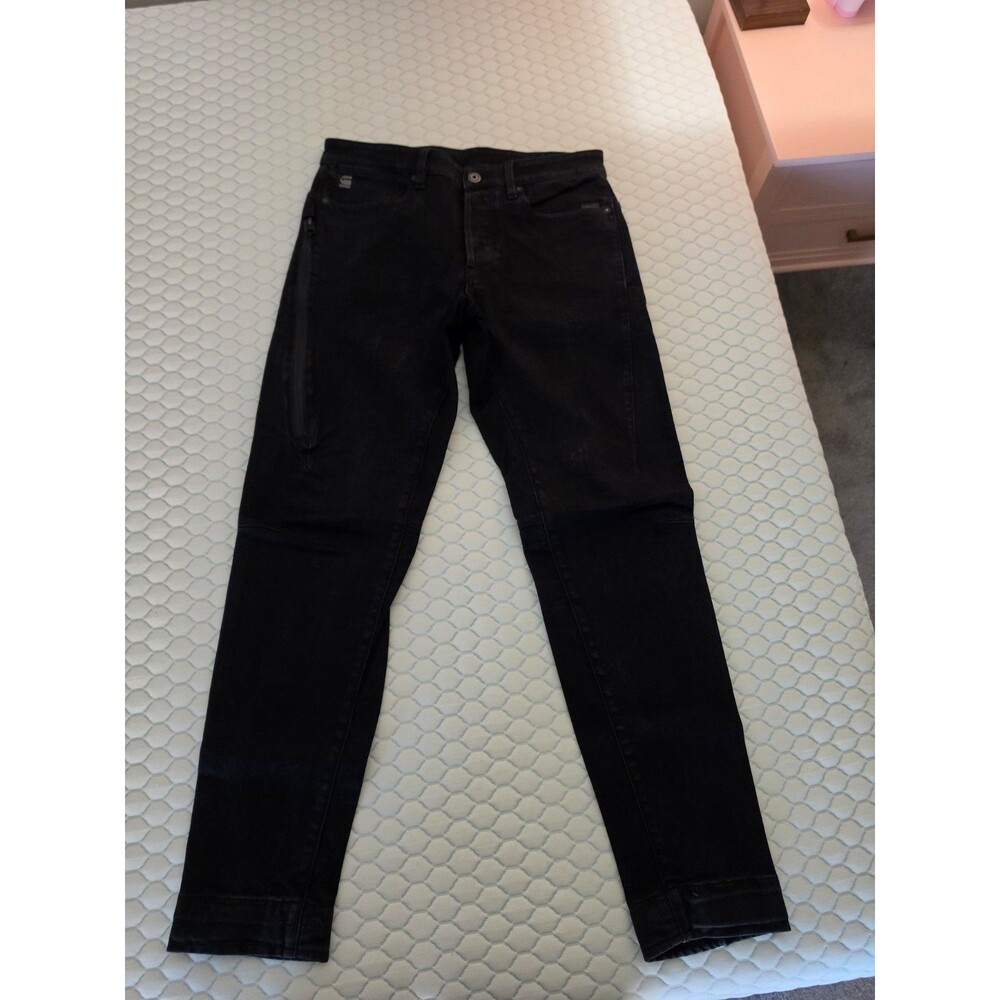 G-Star Raw Citishield 3D Slim Tapered Jeans Mens Black 32x34
